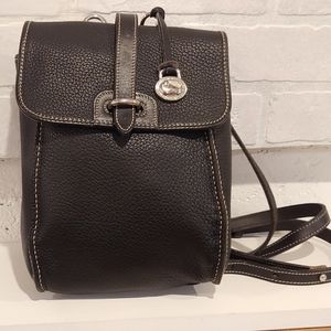 Dooney & Bourke Black Leather Backpack Purse